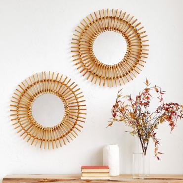 Déco : le bambou, c'est tendance ! Miroir soleil en bambou
Faites entrer le...