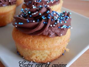 Cupcakes avec topping léger