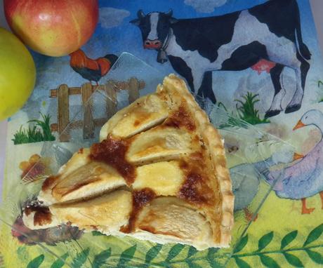 Tarte aux pommes à la crème tarte aux pommes a la creme