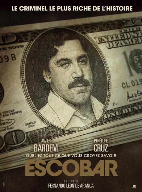Nouvelle affiche VF pour Escobar de Fernando Léon de Aranoa