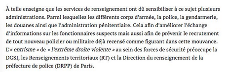 Des forces de l’ordre radicalisées… par l’extrême-droite #acab++