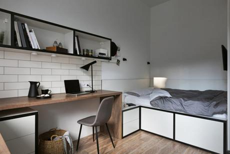 L’aménagement d’un studio d’étudiant de 17m² L’aménagement d’un studio d’étudiant de 17m²