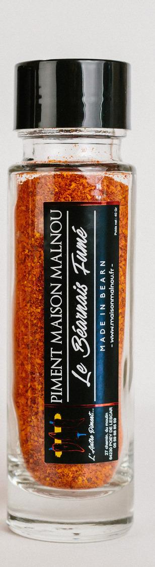Piment Maison Malnou - Le Béarnais fumé - Saupoudreur 40g