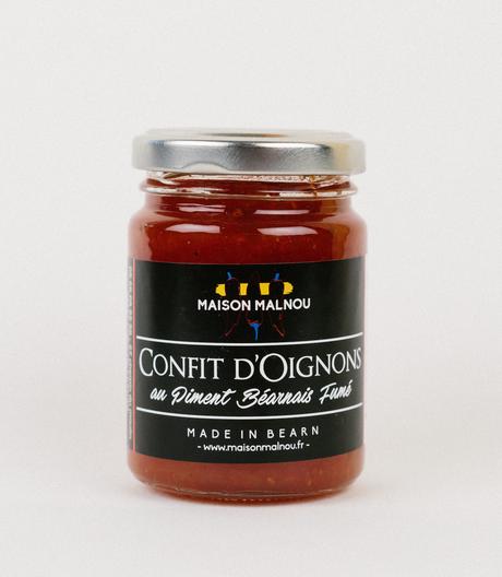 Confit d'oignons au Piment Béarnais fumé - POT 110g