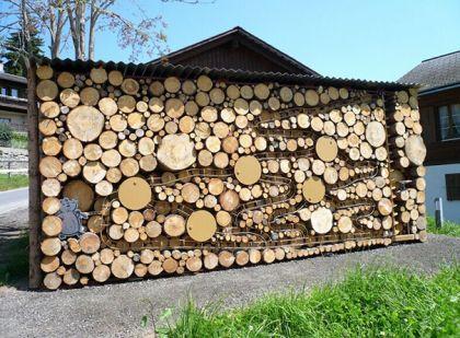 L'art et le stockage du bois de chauffage
