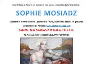 Exposition SOPHIE MOSIADZ  galerie Inma et Michel de Valverde