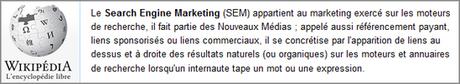 Définition SEM Wikipedia