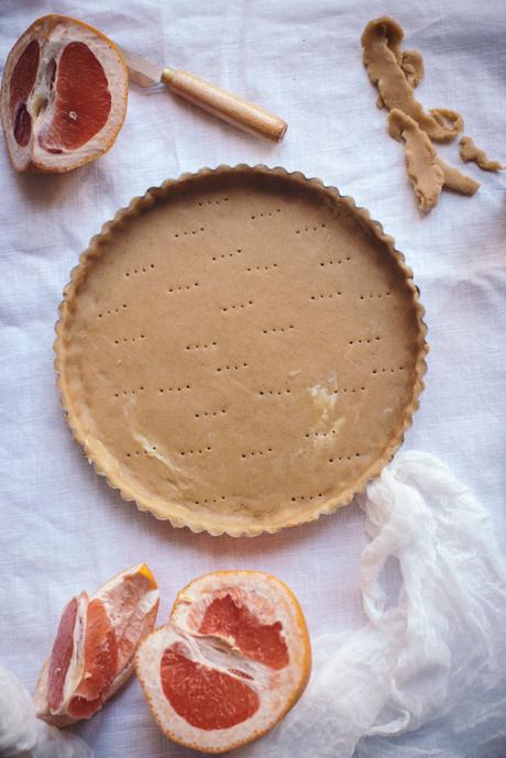 Tarte Meringuée au Pamplemousse & Thym Tarte Meringuée au Pamplemousse & Thym
