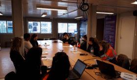 Visite de chantier de l'extension L14