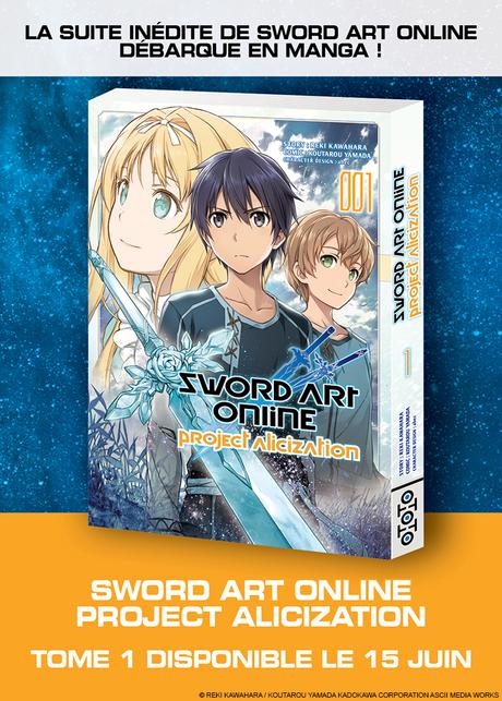 Le manga Sword Art Online – Project Alicization annoncé chez Ototo