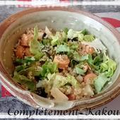 Salade de Quinoa, Noix et Saucisses Salade Quinoa & Laitue & Noix - Complètement Kakou !