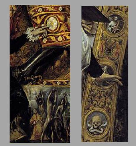 El_Greco_-_The_Burial_of_the_Count_of_Orgaz 1586-88 eglise de Santo Tome, Tolede chasuble