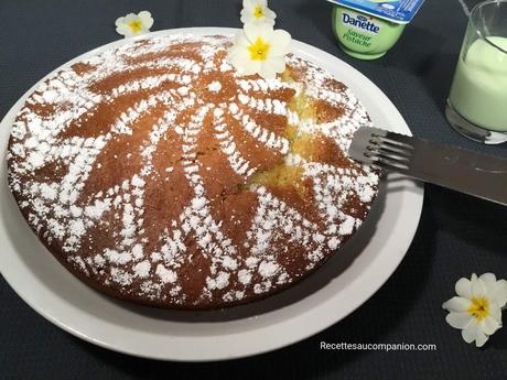 Gâteau à la crème Danette pistache au companion thermomix ou sans robot