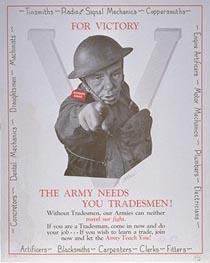 WW2 Canada The army needs you tradesmen