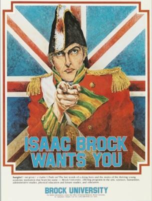 Canada 1987 Affiche de recrutement pour l universite ISAAC BROCK