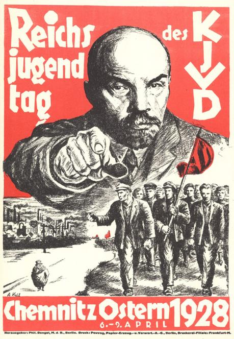 Allemagne 1928 Kommunistischer Jugendverband Deutschlands