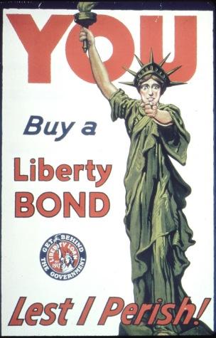 WW1 USA 1917 You, Buy a Liberty Bond, Lest I Perish