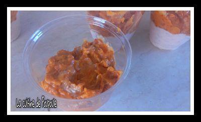 Verrines mousse de jambon et pesto de tomates confites au thermomix ou sans 