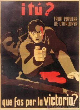 Espagne 1936 affiche de Lorenzo Goni