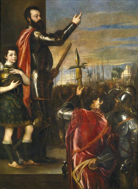 7 Autres significations Allocution d'Alphonse d'Avalos Titien 1541 Musee du Prado, Madrid