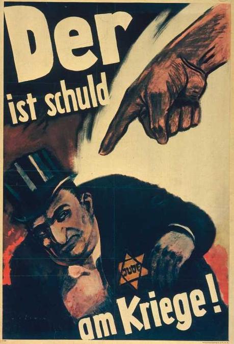 7 Autres significations WW2 Allemagne 1943 Der is Shuld am Krieg affiche d Hans Schweitzer (Kriegsplakate der Reichspropagandaabteilung der NSDAP)