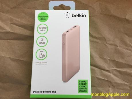 Essai de la batterie externe Power Pocket de Belkin  Tests/Essais   