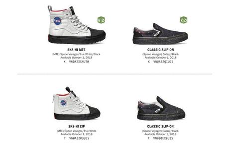 Vans x NASA Collection Capsule : Preview Vans x NASA