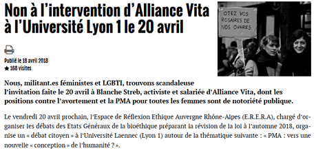 Pas de catholibans dans nos facs ! #Lyon1 #AllianceVita #PMA #LGBTQ Pas de catholibans dans nos facs ! #Lyon1 #AllianceVita #PMA #LGBTQ