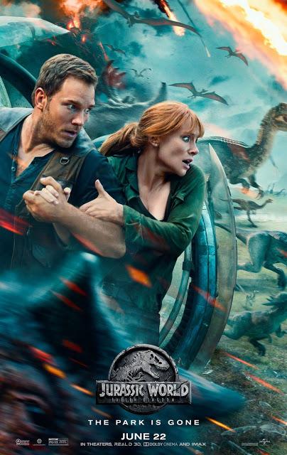 Nouvelles affiches US pour Jurassic World : Fallen Kingdom de Juan Antonio Bayona