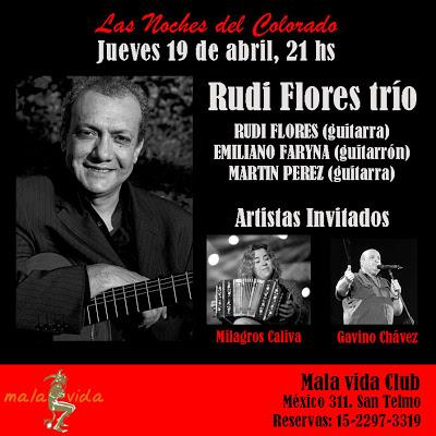 Demain, Rudi Flores ramène sa guitare au Mala vida Club [à l'affiche]