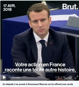 Non, @ph_lamberts n’a pas offert à #Macron une corde pour se pendre…