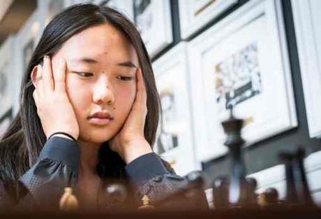 la perle des USA s'appelle Annie Wang 15 ans, leader du championnat d'échecs des Etats-Unis avec 5 points sur 6 - Photo © Saint Louis Chess Club