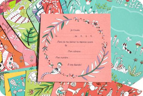 Set d'invitation - boîte créative d’Alice De Page - éditions Deux Coqs d’Or