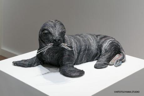 Les sculptures en papier de Chie Hitotsuyama