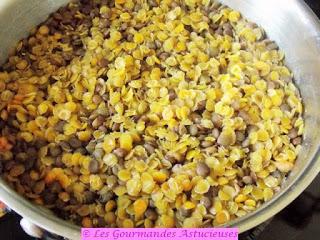 Salade aux 2 lentilles, aux radis et à l'Ail des Ours (Vegan)