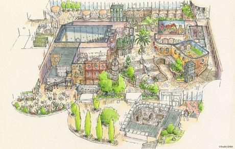 Le Ghibli Park d’Aichi se dévoile avec des concept arts et une carte du site Le Ghibli Park d’Aichi se dévoile avec des concept arts et une carte du site