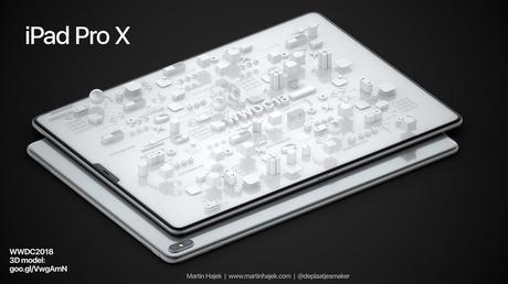 iPad Pro X : un concept de tablette Apple au design de l’iPhone X