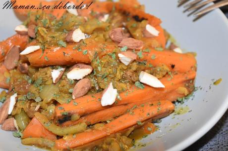 Curry de carottes aux amandes