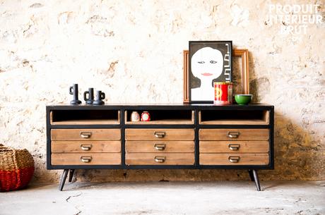 Meuble Bas Industriel Buffet Van Ness