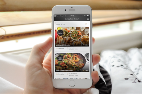 Une Apps pour réserver une table de restaurant avec avec une remise de 10 à 50% sur l’addition