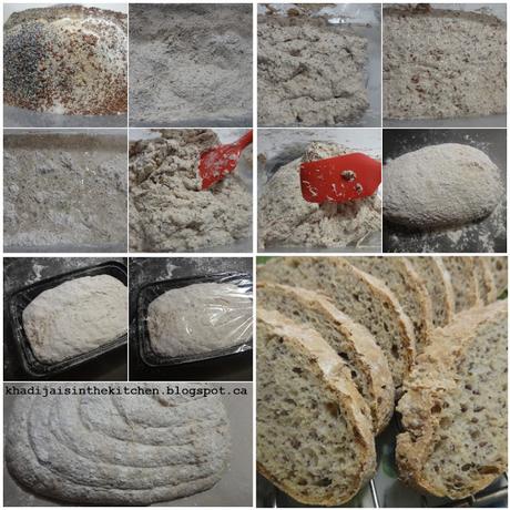 PAIN AU SON DE BLÉ, GRAINES DE PAVOT ET DE LIN / WHEAT BRAN, POPPY AND FLAX SEEDS BREAD / PAN CON SALVADO DE TRIGO Y SEMILLAS DE AMAPOLA Y DE LINO / خبز بالنخالة و بذور الخشخاش و بذور الكتان