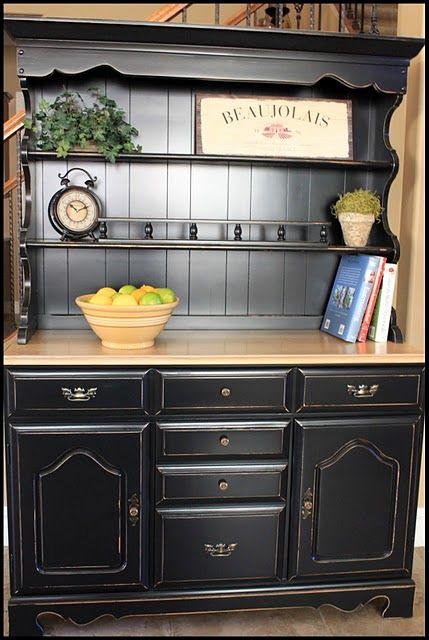 Story Meuble Old Fashioned Hutch Made Beautiful I Want This for My Dining Room