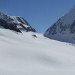 Mittaghorn, Traversée E-W descente sur Fafleralp (3892m)