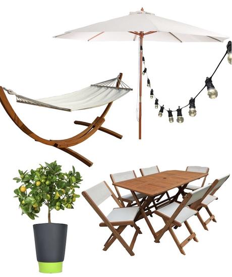 terrasse et jardin guinguette table guirlande cosy bucolique blog deco design
