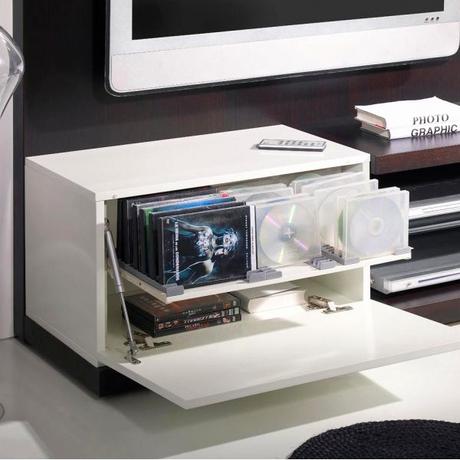 Meuble Tele Blanc Laque Meuble Tele Blanc Laque Range Cd Blanc Laque Maison Design Wiblia