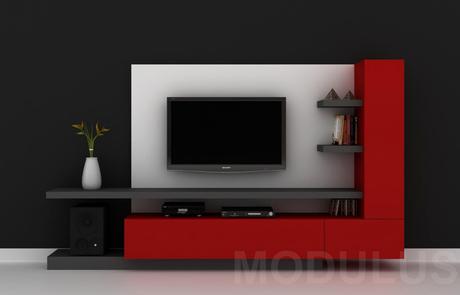 Meuble Tv orientable Sistema Mural 44 — Modulus Meuble Tv Salon