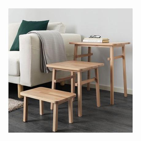 Meuble Massif Moderne Ypperlig Tables Gigognes Lot De 3 Ikea