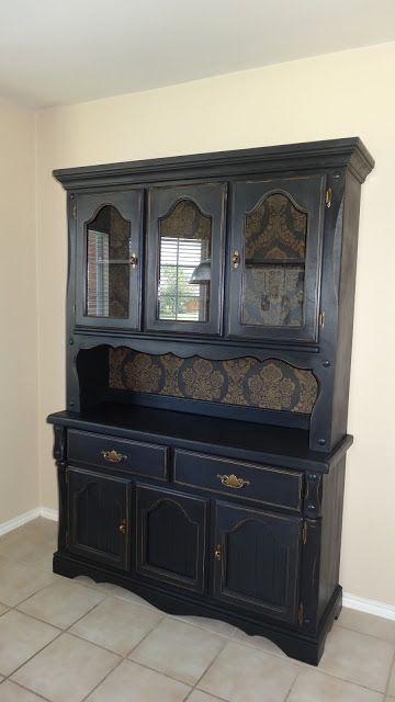 Relooker Ses Meubles China Hutch Makeover by why Not Redesign Featured Furniture