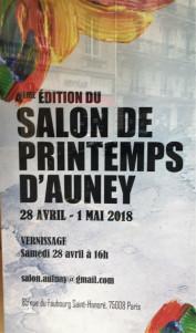 Salon de Printemps d’Auney « Langage des couleurs Occident/Orient » 1er Mai 2018