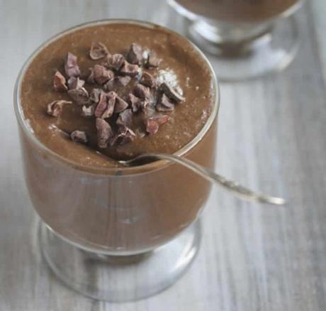 Pudding au chocolat miel et chia au thermomix